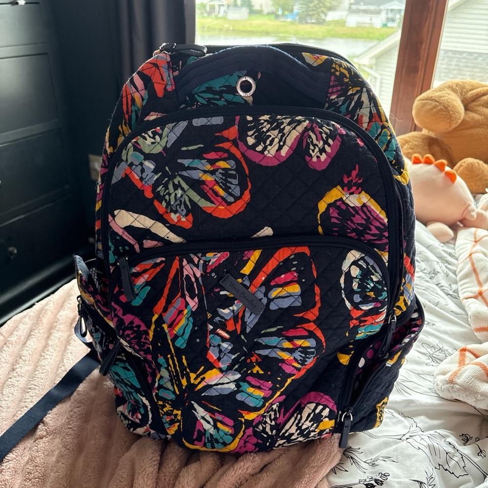 Vera Bradley Multicolor Butterfly Backpack